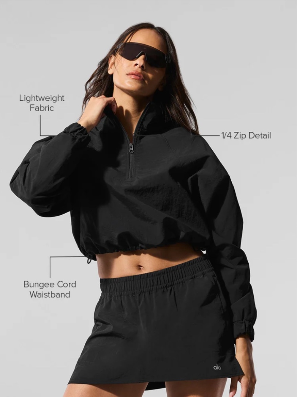 ALO 1/4 Zip Alumni Pullover
